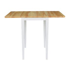 Petite table à manger Shaker à abattants, multicolore, 2 places
