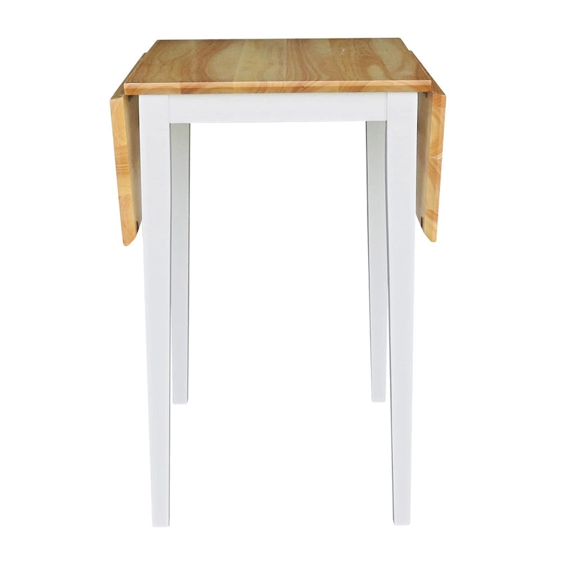 Petite table à manger Shaker à abattants, multicolore, 2 places