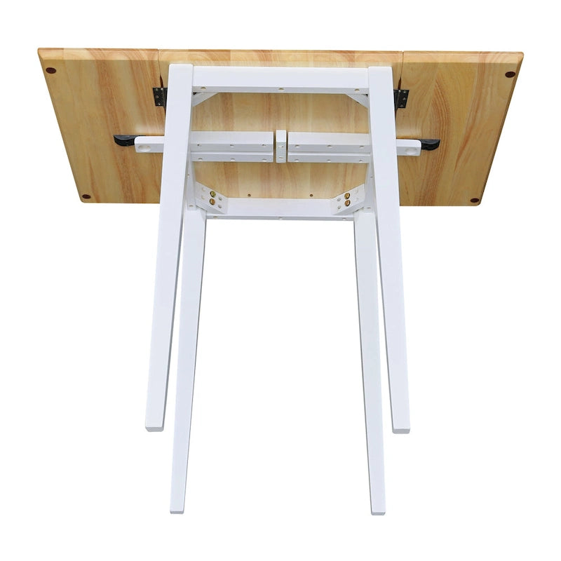 Petite table à manger Shaker à abattants, multicolore, 2 places